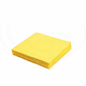 Obrúsok (PAP-FSC Mix) 1vrstvý žltý 33 x 33 cm [100 ks] - Plastobal