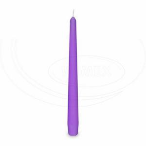 Sviečka kónická svetlofialová O23 x 245 mm [10 ks] - Plastobal
