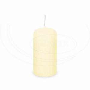 Sviečka valcová béžová O50 x 100 mm [4 ks] - Plastobal