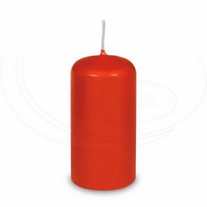 Sviečka valcová červená O60 x 120 mm [1 ks] - Plastobal