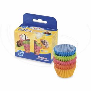 Cukrárenský košíček (PAP) farebný mix O25 x 18 mm [200 ks] - Plastobal