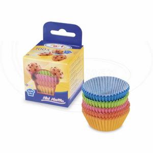 Cukrárenský košíček (PAP) farebný mix O35 x 20 mm [100 ks]-DOPREDAJ - Plastobal