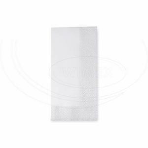 Obrúsok 1/8 skladanie 2vrstvý biely 33 x 33 cm [250 ks] - Plastobal