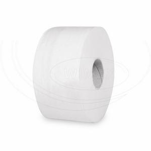 PAPIER TOALETNÝ (Tissue) 2vrstvý s ražbou biely `JUMBO` O19cm 145m [12 ks] 60350 - Plastobal