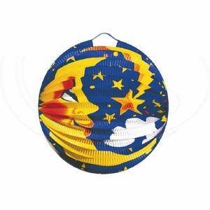 Lampión (PAP) guľa Mesiac O24cm [1 ks] - Plastobal