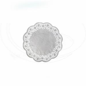 Dekoračná krajka (PAP) okrúhla biela O10cm [500 ks] - Plastobal