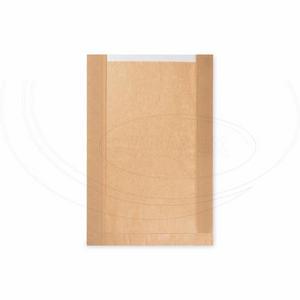 Papierové vrecko s okienkom 18cm 26+7 x 40 cm [1000 ks] - Plastobal