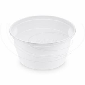Miska (PP) biela O127mm 500ml [50 ks] - Plastobal