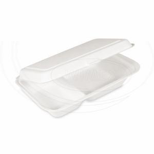 Menu box cukrová trstina BIO 2dielny 250 x 162 x 63 mm [50 ks] - Plastobal