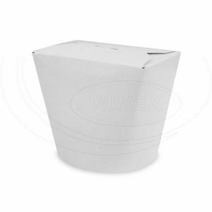 Food box (PAP/PE) biely 500ml/16oz [50 ks] - Plastobal