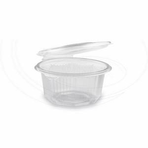 Miska (PP) s viečkom osemhranná priehľadná 500ml [50 ks] - Plastobal
