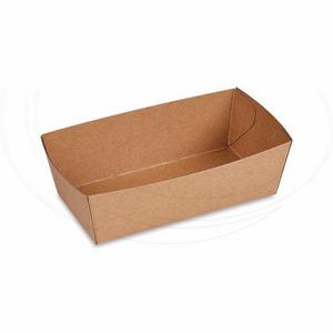 Papierová miska (FSC Mix) nepremastiteľná kraft 135 x 70 x 45 mm 300ml [250 ks] - Plastobal