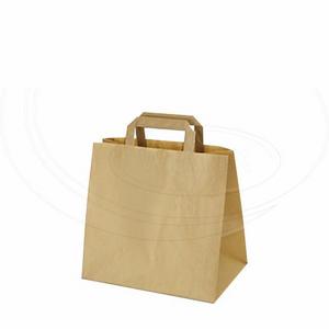 Papierová taška hnedá 26+17 x 25 cm [250 ks] = náhrada 47026 - Plastobal