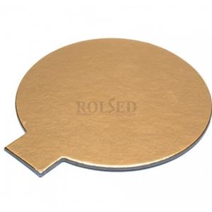 Podložka tenká pr. 12 cm hladká Zlatá / bal. 100 ks - Plastobal