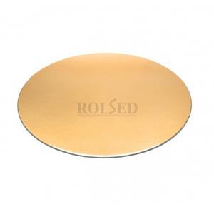 Podložka tenká pr. 18 cm hladká Zlatá - Plastobal
