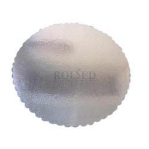 Podnos tortový okrúhly pr. 40 cm Strieborný - Plastobal