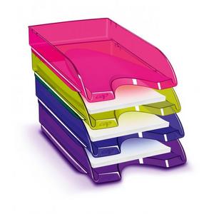 Odkladač CepPro Happy transparentný modrý - Plastobal