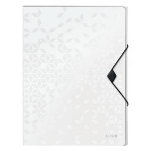 Plastový box s gumičkou Leitz WOW biely - Plastobal