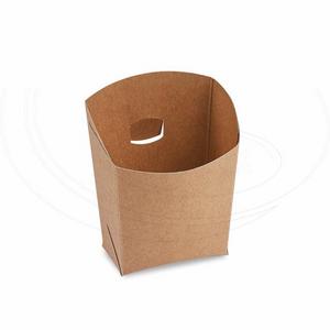 Kapsa na hranolky (PAP) nepremastiteľná kraft `100g` [50 ks] - Plastobal