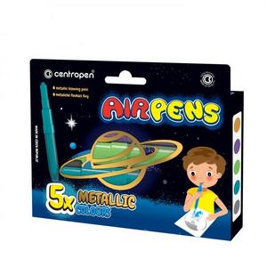 Fúkacie fixky na textil Centropen 5f metalic - Plastobal