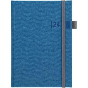 Diár Tweed denný modrý 2022 - Plastobal