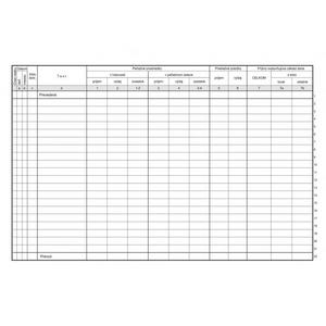 Peňažný denník podnikateľa A4 30 listov - Plastobal