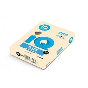 Farebný papier IQ color krémový CR20, A4 160g - Plastobal