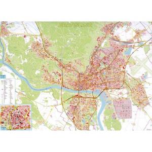 Mapa Bratislava s registrom 1:15.000 - Plastobal