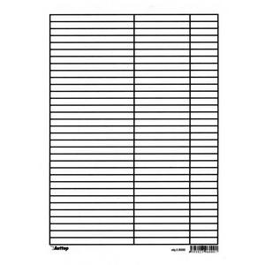 Plastová písacia podložka A4 do zošita riadková - Plastobal