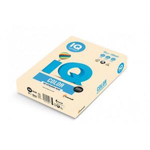 Farebný papier IQ color krémový CR20, A4 80g - Plastobal