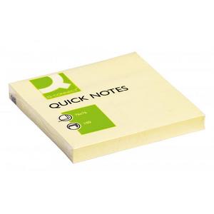 Bloček Q-CONNECT žltý 76x76mm - Plastobal