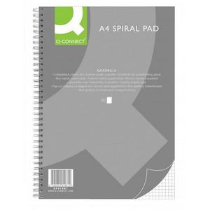 Blok College Q-Connect A4 80 listov štvorčekový - Plastobal