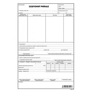 Cestovný príkaz A4 1000ks - Plastobal