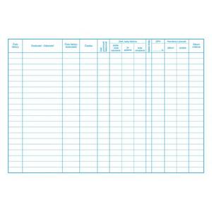 Kniha došlých a odoslaných faktúr A4 30 listov - Plastobal