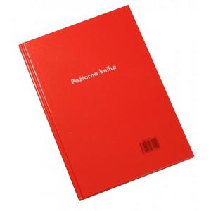 Požiarna kniha A4 tvrdá väzba 96 listov - Plastobal