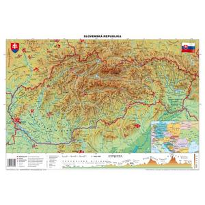 Mapa Slovensko-geografická B1 formát - Plastobal