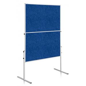 Moderačná tabuľa plstená 150x120 cm ECONOMY modrá - Plastobal