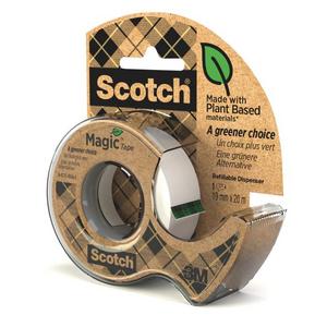 Lepiaca páska Scotch Magic neviditeľná popisovateľná 900 19mm x 20m s dispenzorom - Plastobal