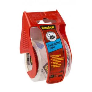 Baliaca páska Scotch 48mm x 20m s dispenzorom priehľadná - Plastobal