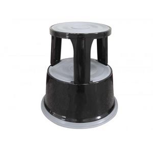 Stupienok kovový Q-Connect čierny - Plastobal