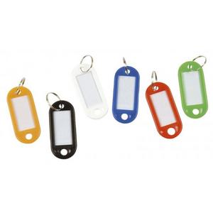 Menovky na kľúče Q-Connect žlté 10ks - Plastobal