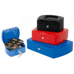 Pokladnička Q-Connect 325x85x235mm čierna - Plastobal