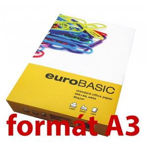 Kopírovací papier euroBASIC A3, 80g - Plastobal