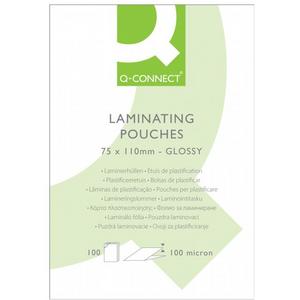 Laminovacie fólie Q-Connect 75x110 100mic. - Laminovacie fólie lesklé | ***