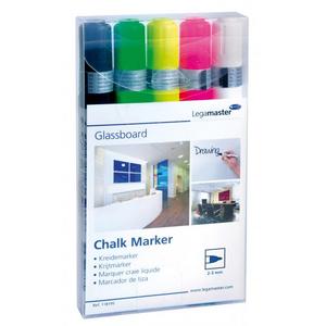 Sada popisovačov na tabule Legamaster GLASSBOARD/5S - Plastobal