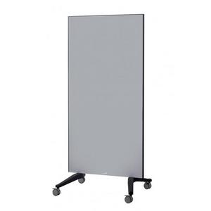 Tabuľa GLASSBOARD 90x175cm sivá na kolieskach - Plastobal