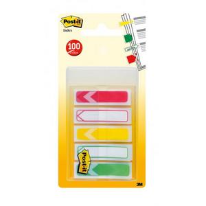 Záložky Post-it Index šípka 12x43mm, 5x20l - Plastobal