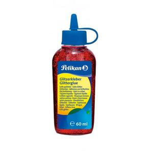 Lepidlo glitrové čevené 60ml - Plastobal