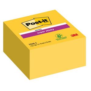 Bloček kocka Post-it Super Sticky 76x76mm žltá 350l - Plastobal