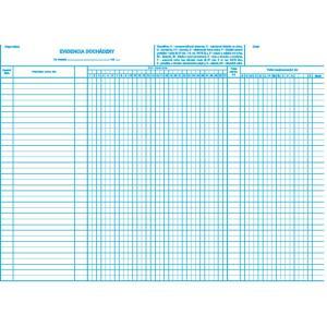 Evidencia dochádzky A3 list - Plastobal